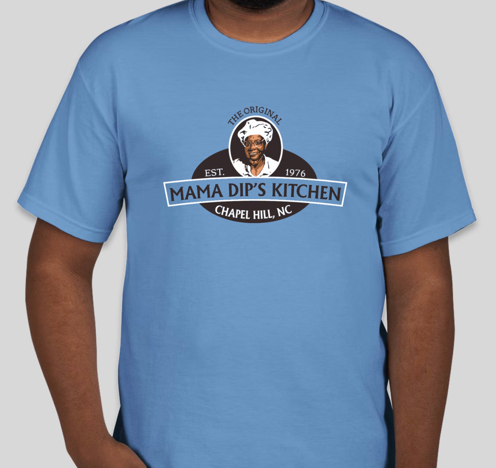 Mama Dip's Carolina Blue T-Shirt